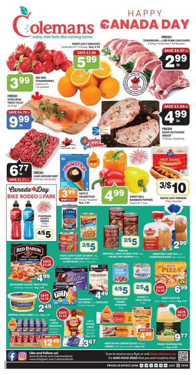 Coleman's Flyer June 25 to July 1