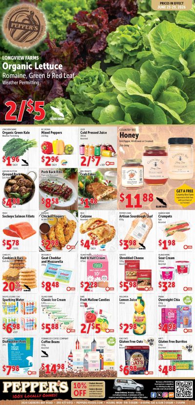 Pepper's Foods Flyer June 23 to 29