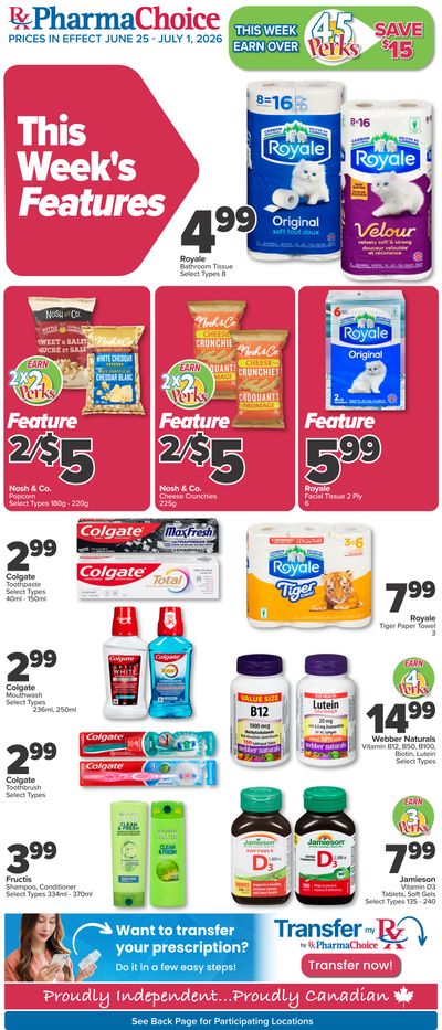 PharmaChoice (BC, AB, SK & MB) Flyer June 25 to July 1