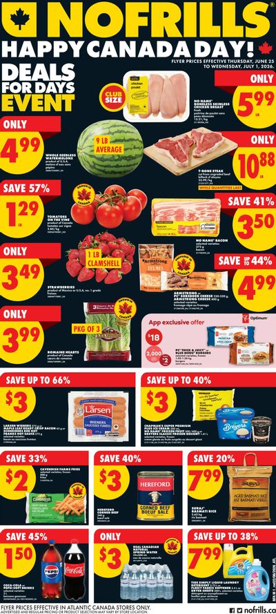 No Frills (Atlantic) Flyer June 25 to July 1