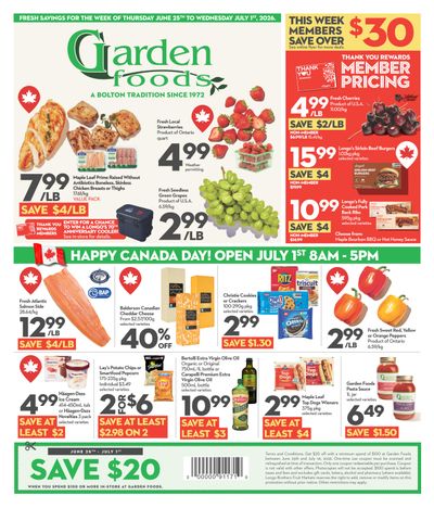 Garden Foods Flyer June 25 to July 1
