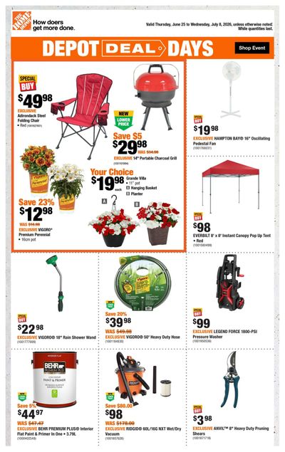Home Depot (Atlantic) Flyer June 25 to July 8