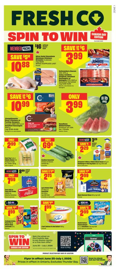 FreshCo (ON) Flyer June 25 to July 1
