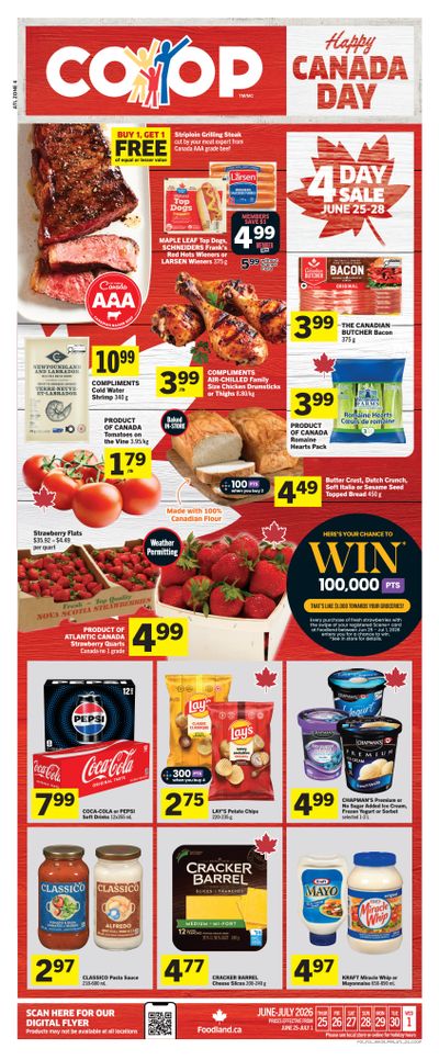 Foodland Co-op Flyer June 25 to July 1