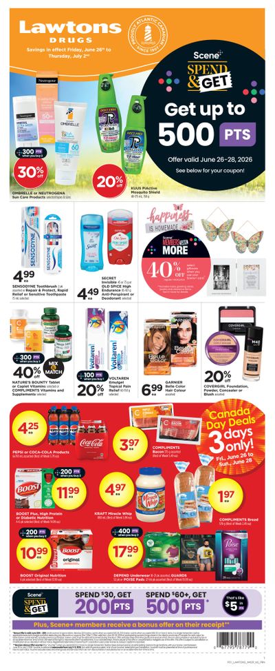 Lawtons Drugs (NS) Flyer June 26 to July 2