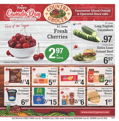 Country Grocer Flyer June 26 to July 2