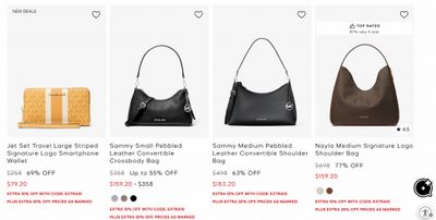 Michael Kors & Outlet Canada: Extra 20% off Sale Styles + Extra 10% off With Promo Code