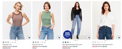 Old Navy Canada Day Sale: Save 40-70% off Select Styles