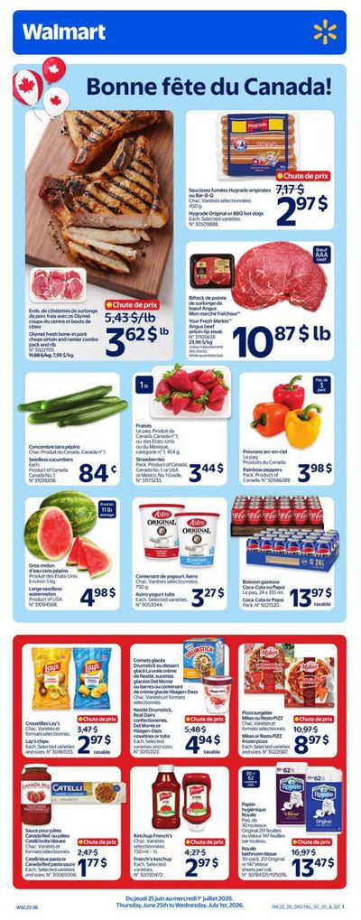Walmart (QC) Flyer June 25 to July 1