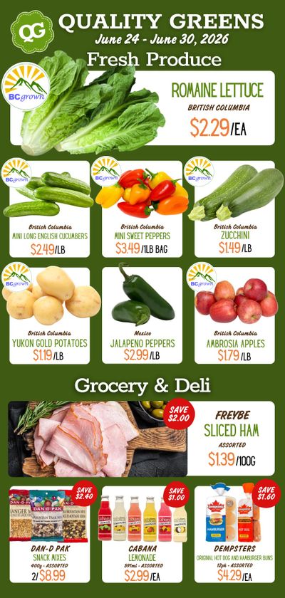 Quality Greens Flyer June 24 to 30