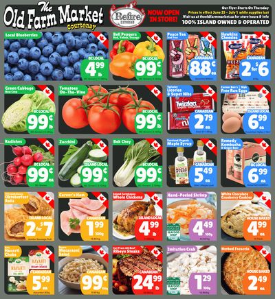 The Old Farm Market (Courtenay) Flyer June 25 to July 1