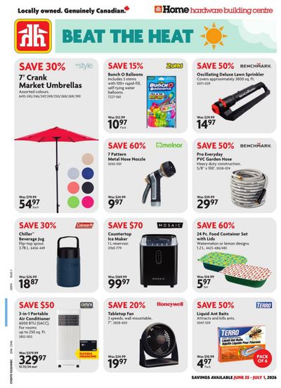 Home Hardware Building Centre (ON) Flyer June 25 to July 1