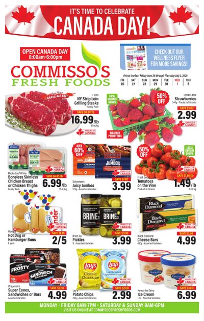 Commisso's Fresh Foods Flyer June 26 to July 2