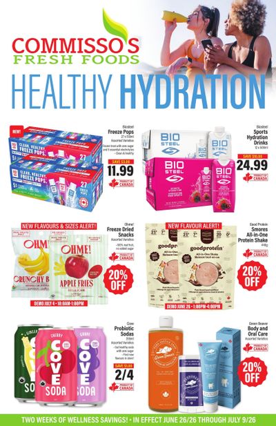 Commisso's Fresh Foods Wellness Flyer June 26 to July 9