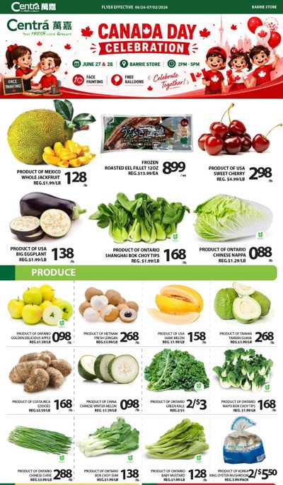 Centra Foods (Barrie) Flyer June 26 to July 2