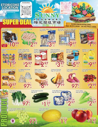 Sunny Foodmart (Etobicoke) Flyer June 26 to July 2