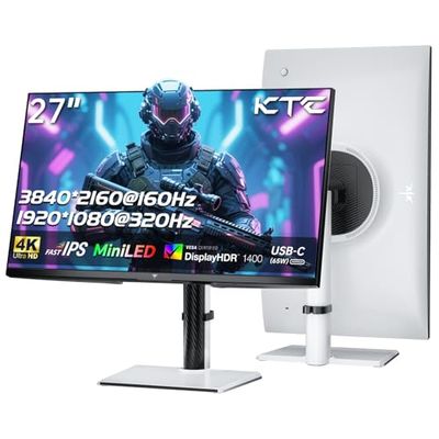 KTC M27P6 27" 4K Mini-LED IPS 160Hz, Dual Mode 1080p 320Hz, Type-C 65W, 2x USB KVM ($538 - 15% =) [Amazon Prime Day]