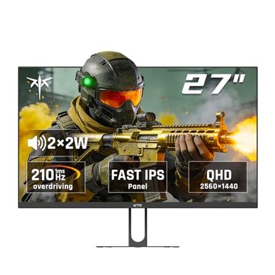 [Monitor] KTC H27T22C-3 27 Inch QHD Gaming Monitor, 1440p 210Hz 1ms Fast IPS ($200 - =) [Amazon Prime Exclusive]