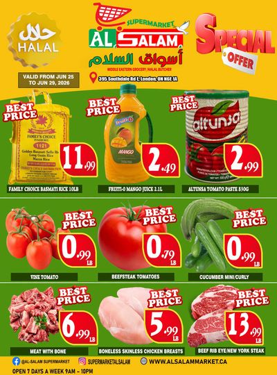 Al-Salam Supermarket Flyer June 25 to 29