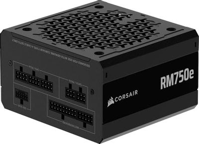 CORSAIR RM750e (2025) Fully Modular Low-Noise ATX Power Supply with 12V-2x6 Cable – ATX 3.1 & PCIe 5.1 Compliant, Cybenetics Gold Efficiency, 105°C-Rated Capacitors, Modern Standby Mode £114.98