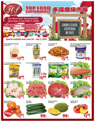 Top Food Supermarket Flyer June 26 to July 2