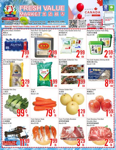 Fresh Value (Scarborough) Flyer June 26 to July 2