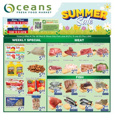 Oceans Fresh Food Market (Brampton) Flyer June 26 to July 2