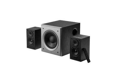 Edifier M601DB Computer Speaker System with Wireless Subwoofer, 2.1 Bookshelf Sound System, Bluetooth 5.1 AptX, 110W RMS