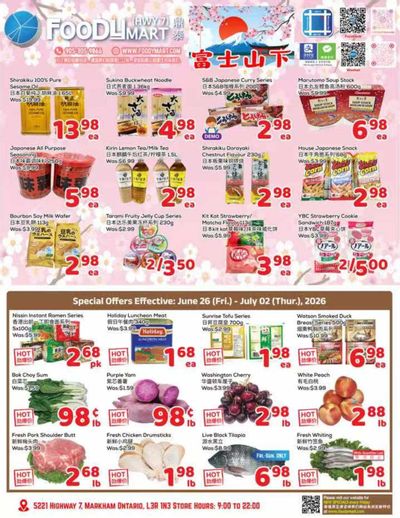 FoodyMart (HWY7) Flyer June 26 to July 2