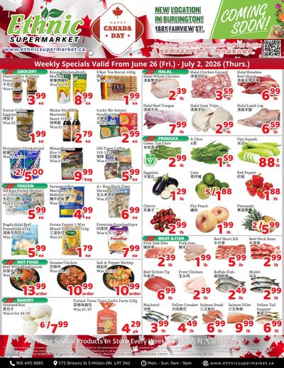 Ethnic Supermarket (Milton) Flyer June 26 to July 2