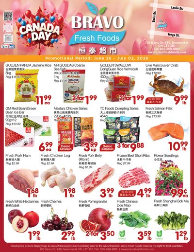 Bravo Fresh Foods Flyer June 26 to July 2
