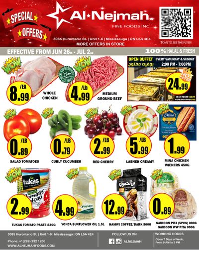Alnejmah Fine Foods Inc. Flyer June 26 to July 2