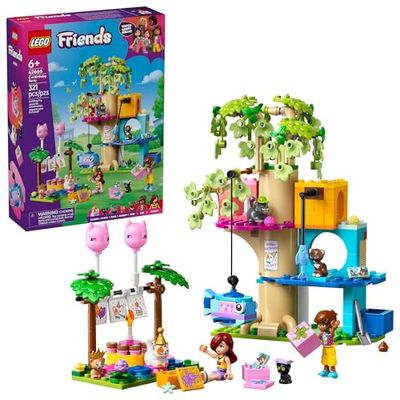 LEGO Friends Cat Birthday Party & Tree House Building Toy