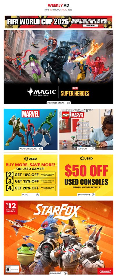 EB Games Flyer June 25 to July 1