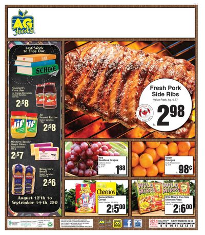 AG Foods Flyer September 8 to 14