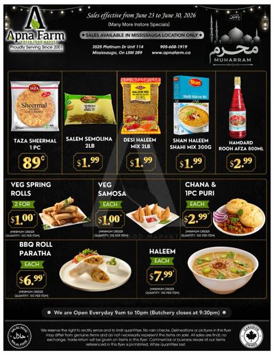 Apna Farm Flyer June 23 to 30