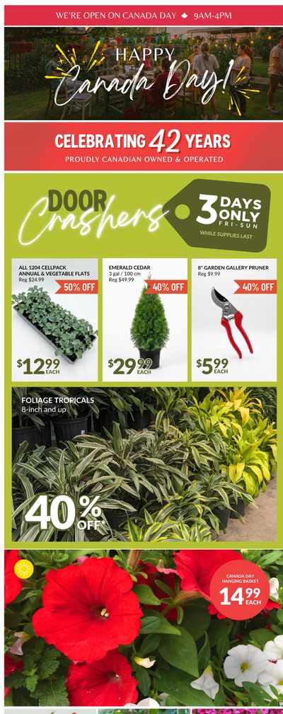 Lakeside Garden Gallery Flyer June 26 to July 2