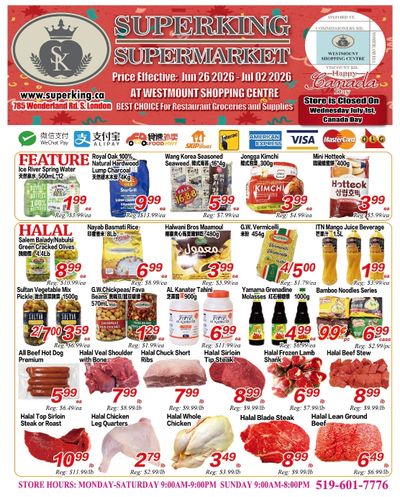 Superking Supermarket (London) Flyer June 26 to July 2