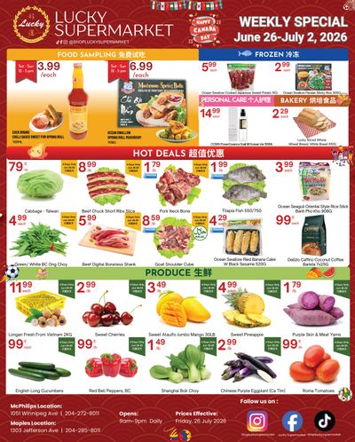 Lucky Supermarket (Winnipeg) Flyer June 26 to July 2