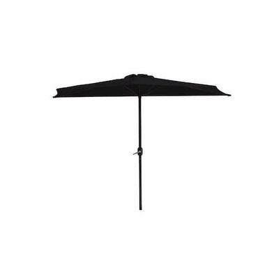 Home Depot: StyleWell 7.5 ft. Market 30-Degree Tilt Patio Umbrella, Black & Beige