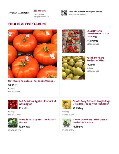 Mike Dean Local Grocer Flyer June 25 to July 2
