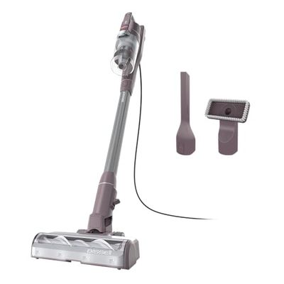 BISSELL PowerClean Corded Stick Vacuum Cleaner, Self-Standing, SmartSeal Allergen System, Tangle-Free Brush Roll, LED Headlights, 3-in-1 Pet Hair Vacuum with Upholstery & Crevice Tool, 4221C
