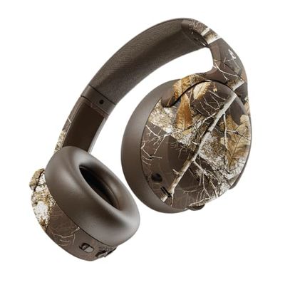 Skullcandy Crusher ANC 2 Wireless Over-Ear Bluetooth Headphones with Multi-Sensory Bass, Active Noise Cancelling, Up to 60 Hours Battery, Microphone for iPhone Android - Realtree Edge Espresso