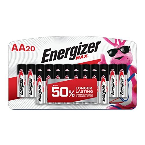 Amazon: Energizer Max AA batteries 20 pack, $9.57
