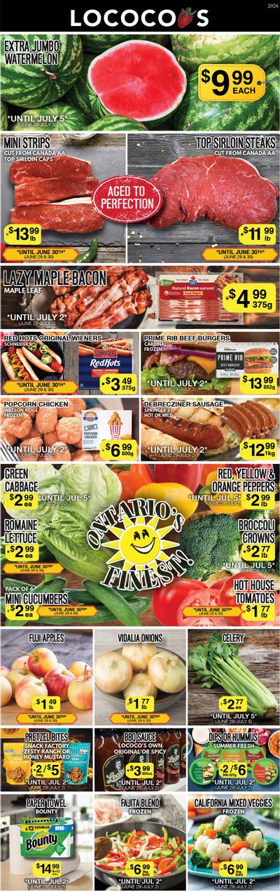 Lococo's Flyer June 29 to July 2