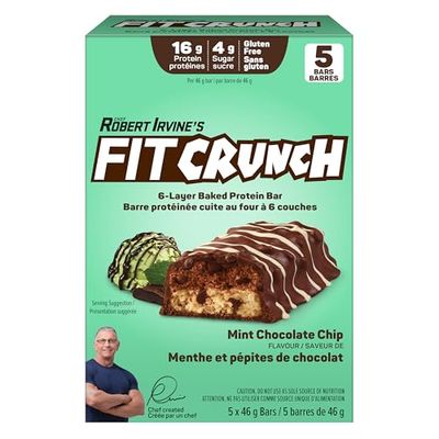 Fitcrunch - 5 Bar Value Pk - Mint Chocolate Chip 5x46g