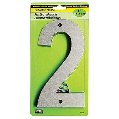 HY-KO PROD 30802 6" Reflect Plastic #2/Trim