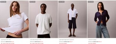 Calvin Klein Canada Day Sale: Save 40% Off Everything Sitewide + 2 for $40 Tees + Extra 20% off $100 + 30% off Underwear + Sale up to 70% off + More