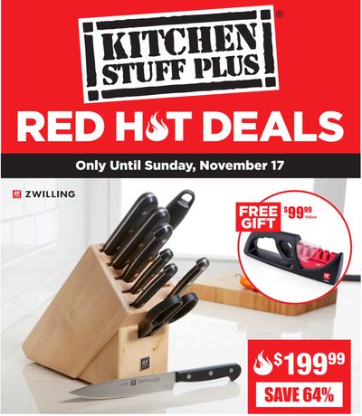 Kitchen Stuff Plus Canada Red Hot Sale: Save 67% on Henckels Forged Accent Knife Set + 50% on Cuisinart Stand Mixer, for $164.99 + More Deals