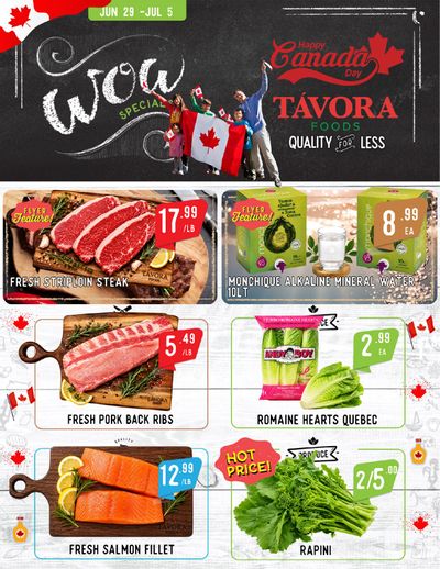 Tavora Foods Flyer June 29 to July 5